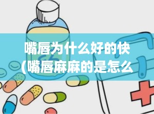 嘴唇为什么好的快(嘴唇麻麻的是怎么回事)