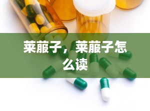 莱菔子，莱菔子怎么读