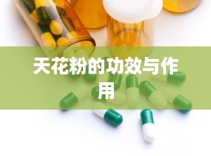 天花粉的功效与作用