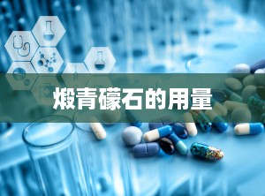 煅青礞石的用量