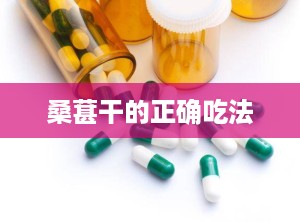 桑葚干的正确吃法