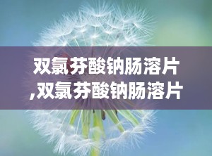 双氯芬酸钠肠溶片,双氯芬酸钠肠溶片说明书用法用量