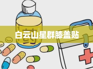 白云山星群膝盖贴