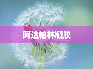 阿达帕林凝胶