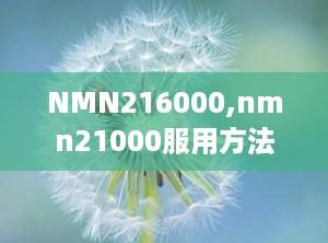 NMN216000,nmn21000服用方法