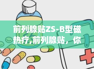 前列腺贴ZS-B型磁热疗,前列腺贴，你的“护腺小能手”