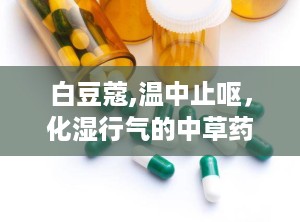 白豆蔻,温中止呕，化湿行气的中草药宝库