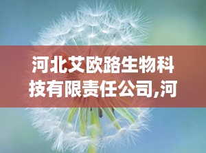 河北艾欧路生物科技有限责任公司,河北艾欧路生物科技有限责任公司引领体外诊断试剂发展