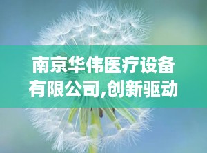 南京华伟医疗设备有限公司,创新驱动，深耕康复医疗设备领域的领军企业